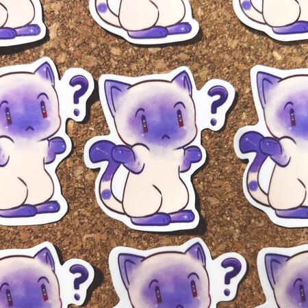 IDK Cat Stickers
