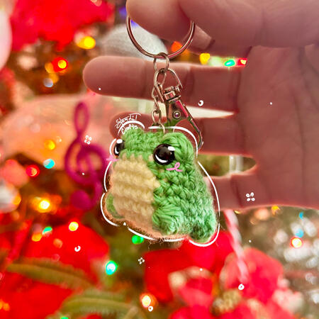frog keychain