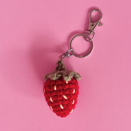 Strawberry Keychain